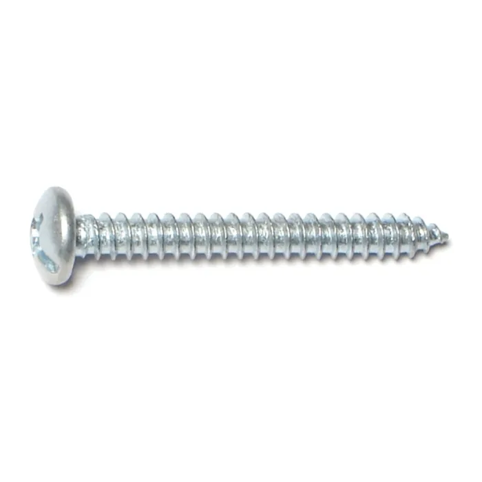 #12 x 1-3/4" Combo Pan Head, Sheet Metal Screw, Zinc 