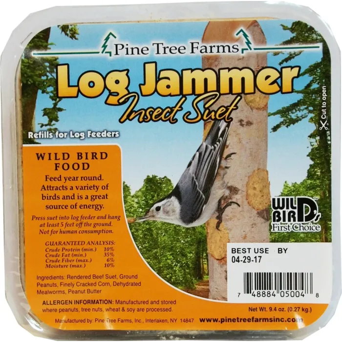 Log Jammer Insect Suet Plug