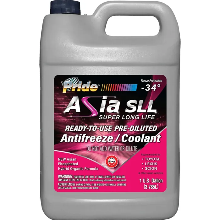 Pride Antifreeze Asia SLL Premixed Gallon