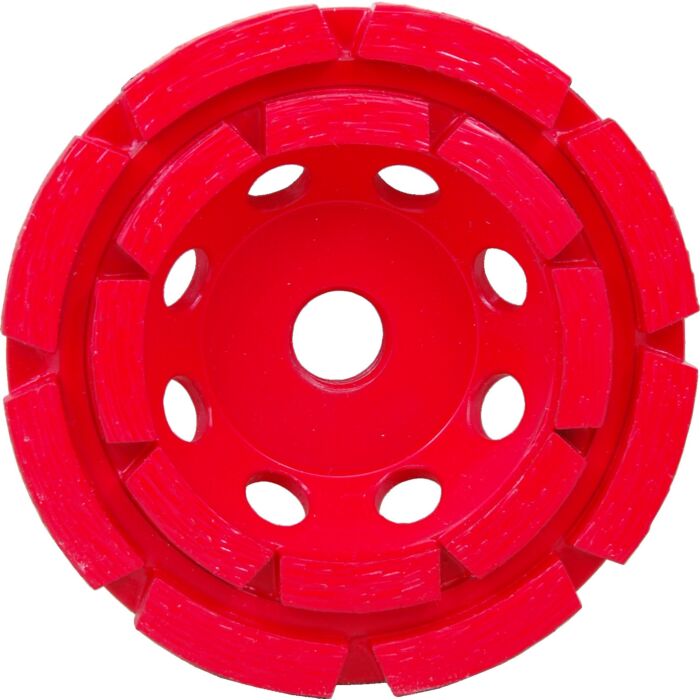 Pearl Abrasives 4 x 5/8-11 Pearl P2 Pro-V™ Concrete & Masonry Cup Wheel, Double Row