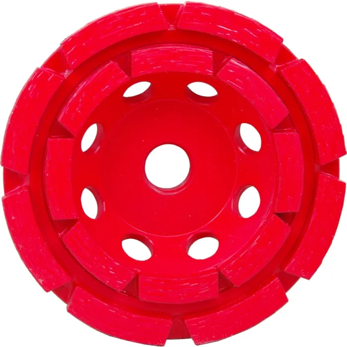 Pearl Abrasives 4 x 5/8-11 Pearl P2 Pro-V™ Concrete & Masonry Cup Wheel, Double Row