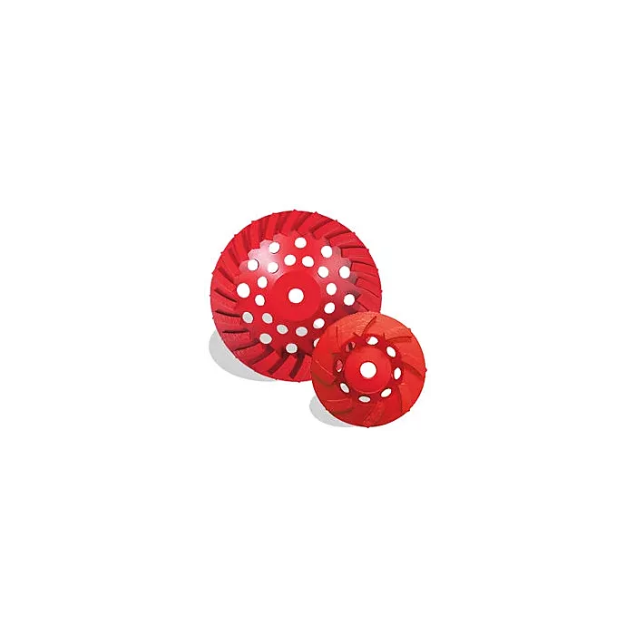 Pearl Abrasives P2™ Pro-V Segment Swirl Cup Wheel 4 x 5/8-11, 14 Segments