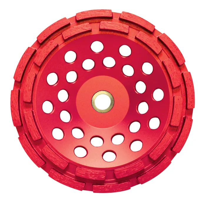 Pearl Abrasives P2™ Pro-V™ Concrete & Masonry Cup Wheel Double Row 7" X 5/8"-11