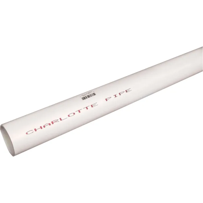 Charlotte Pipe 4 In. x 20 Ft. Cold Water Schedule 40 PVC Pressure Pipe