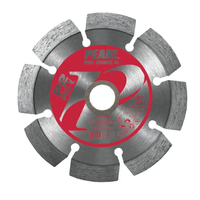 Pearl Abrasives P2™ Pro-V™ Tuck Point Blade 5" x .250 x 7/8", 5/8", 10mm