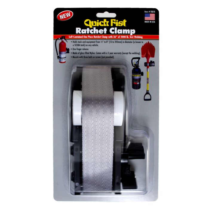 QUICKFIST® 1/2 - 8 in Nylon Ratchet Clamp