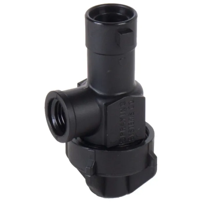 TeeJet 1/4" Female NPT Inlet Quick TeeJet Nozzle Body With Diaphragm Check Valve
