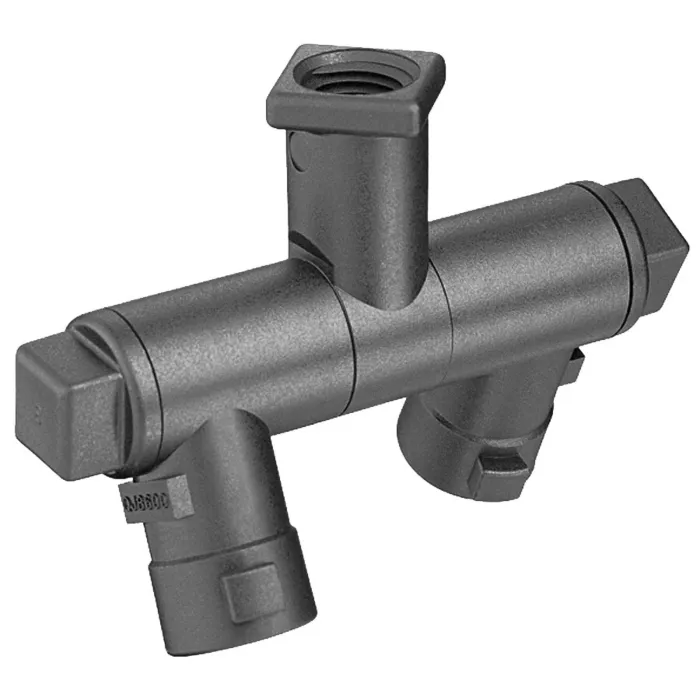 TeeJet 1/4" Female NPT x Quick TeeJet Double Swivel Nozzle Body