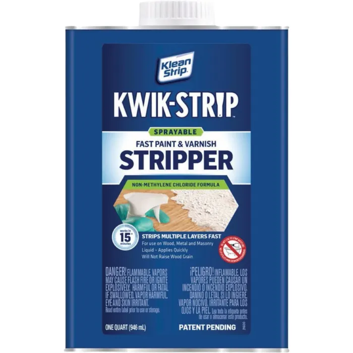 Klean-Strip Kwik-Strip Sprayable Paint & Varnish Stripper, 1 Qt.
