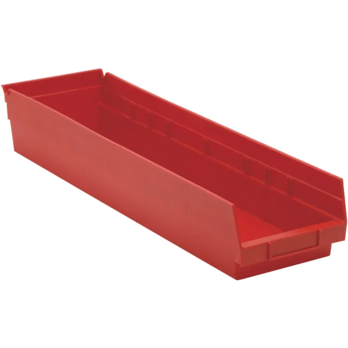 Quantum Storage Systems 23-5/8" x 6-5/8" x 4" RED - 8 / CTN