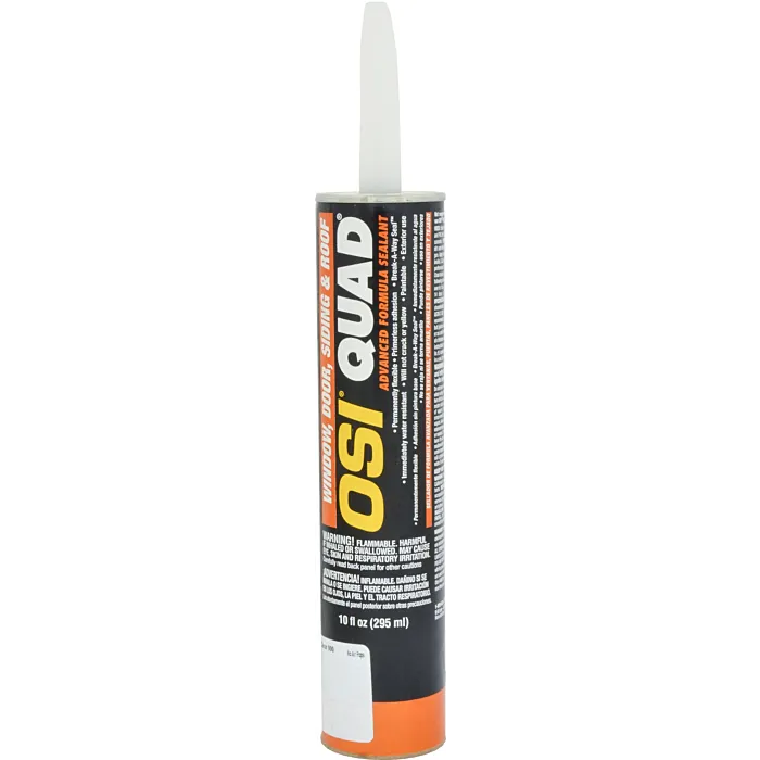 OSI Quad Window, Door, & Siding Polymer Sealant (White) 10 oz