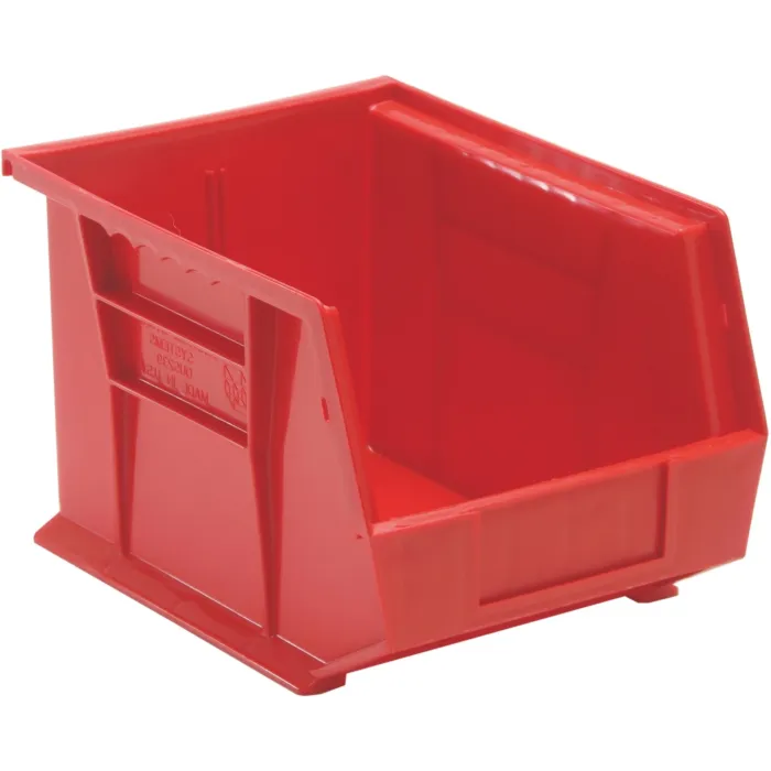 Quantum Storage Systems 10-3/4" x 8-1/4" x 7" Red Bin - 6 / CTN