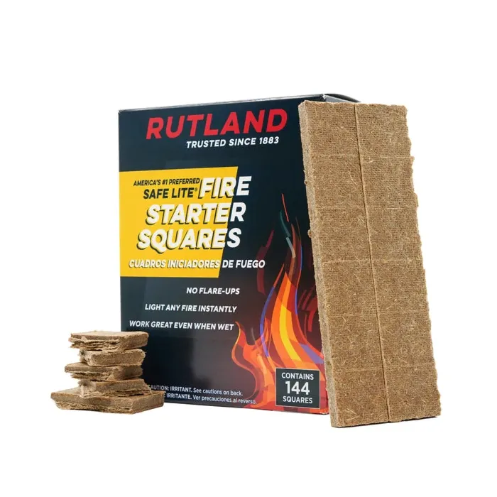 Rutland 1.5 in 1.75 in 0.375 in Fire Starter