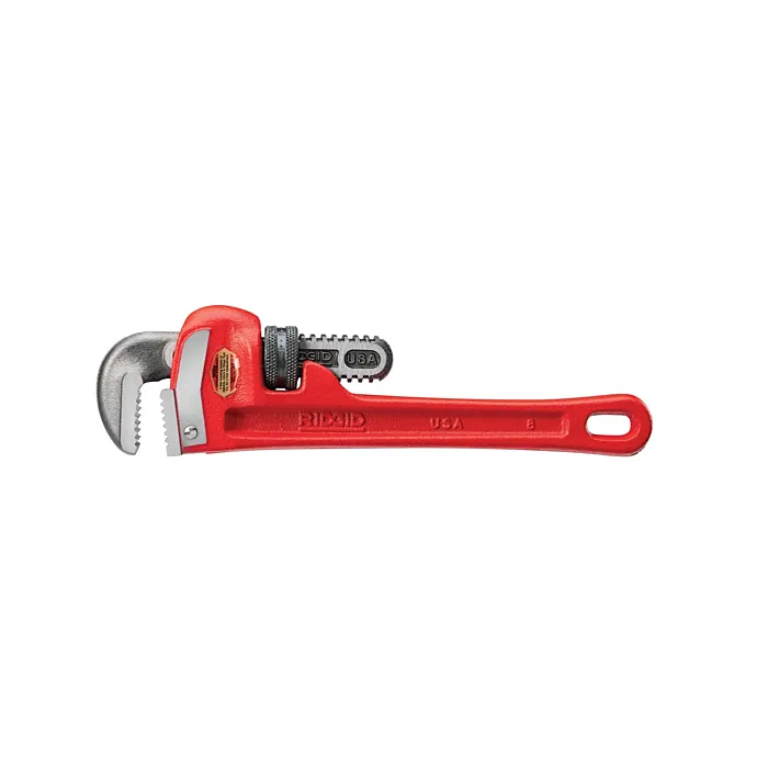 RIDGID 8" Heavy-Duty Straight Pipe Wrench, 31005