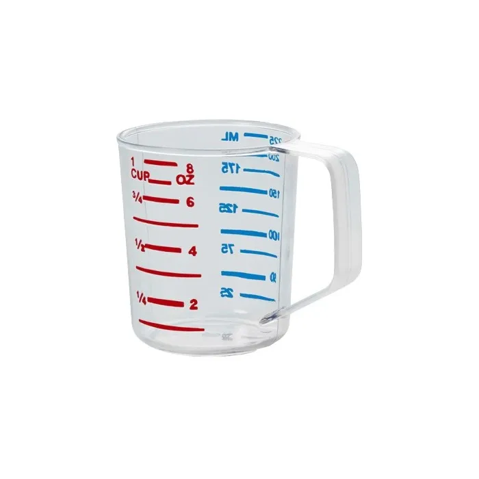 Rubbermaid 8 oz Polycarbonate Clear Measuring Cup