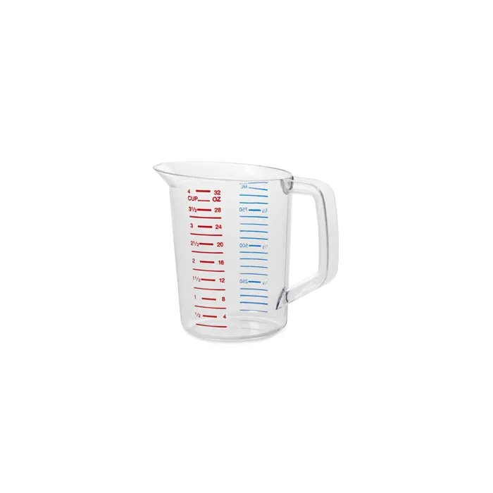 Rubbermaid 1 qt Polycarbonate Clear Measuring Cup