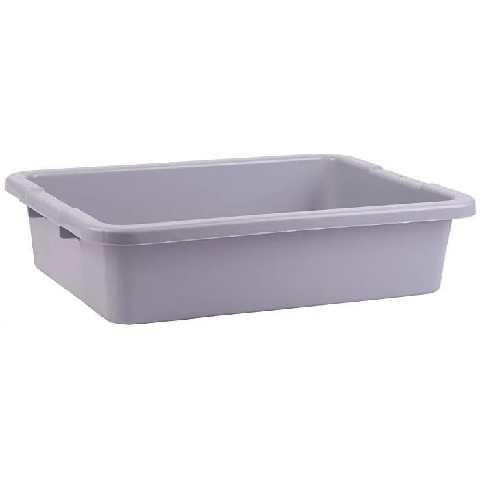 Rubbermaid 4.6 gal Gray Polyethylene Rectangular Utility Box
