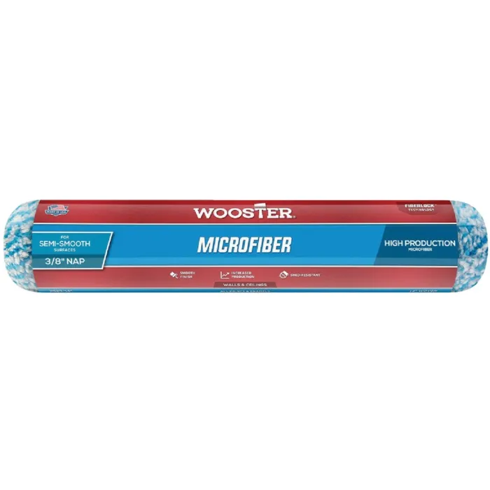 WOOSTER Microfiber Roller Cover - 14 in. x 3/8 in. Nap