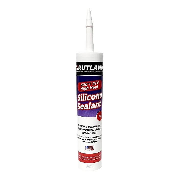 Rutland Silicone Hi-Heat Sealant (Red) 10.3 oz