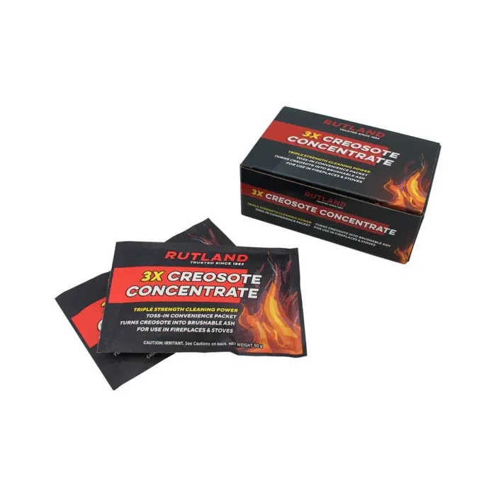 Rutland Creosote Concentrate Packets, Triple Power Creosote Remover