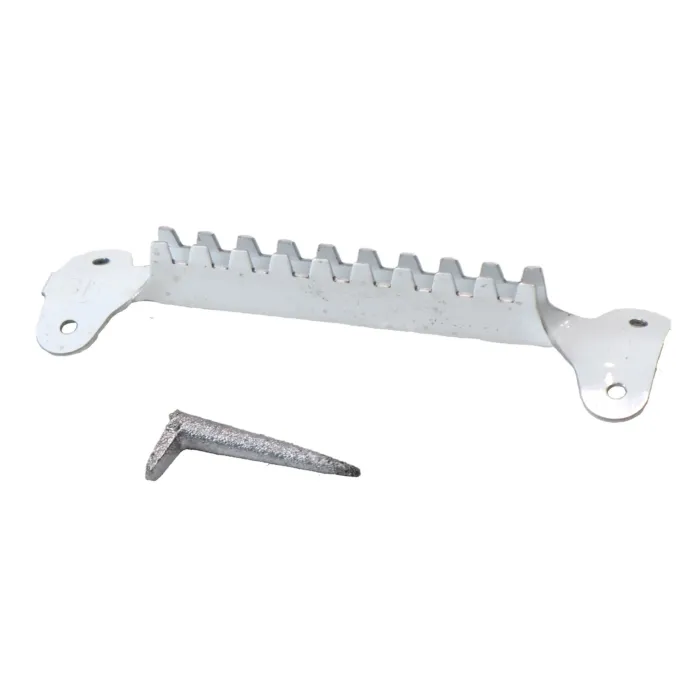 White Aluminum Rack & Key