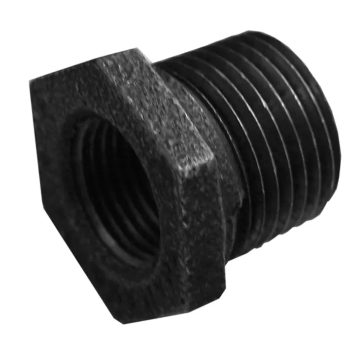 Jones Stephens 2" x 1/2" Hex Bushing Black