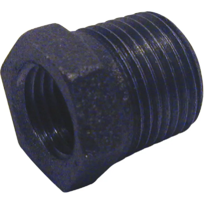 Southland B&K 3/4 In. x 3/8 In. Hexagon Black Iron Bushing