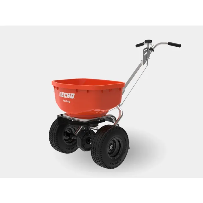 Echo Walk Behind Heavy-Duty Stainless Steel Turf Broadcast Spreader - 85 lb Capacity