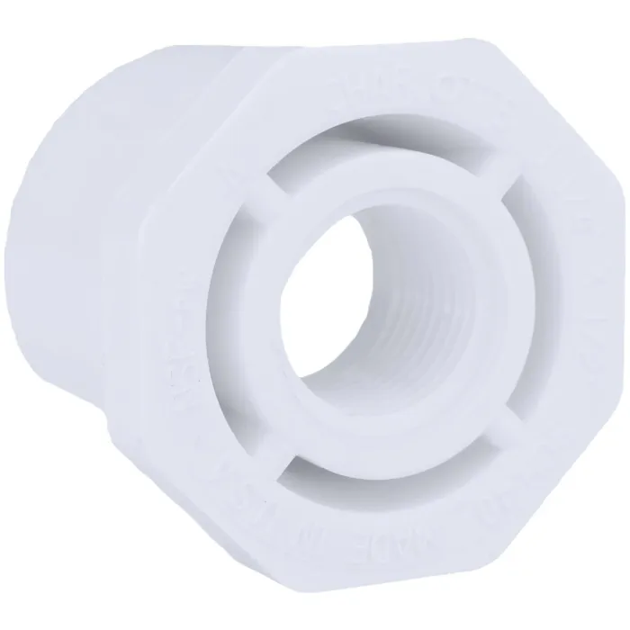 Charlotte Pipe 1-1/4 In. SPG x 1/2 In. FPT Schedule 40 PVC Bushing