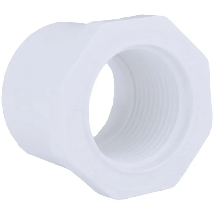 Charlotte Pipe 1-1/4 In. SPG x 1 In. FPT Schedule 40 PVC Bushing