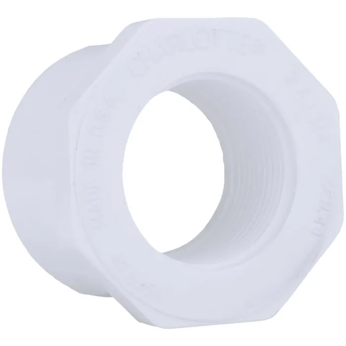 Charlotte Pipe 2 In. SPG x 1-1/4 In. FPT Schedule 40 PVC Bushing