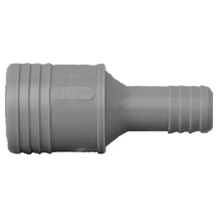 Plumbeeze Boshart 3/4 In. x 1/2 In. Reducing Polypropylene Insert Coupling