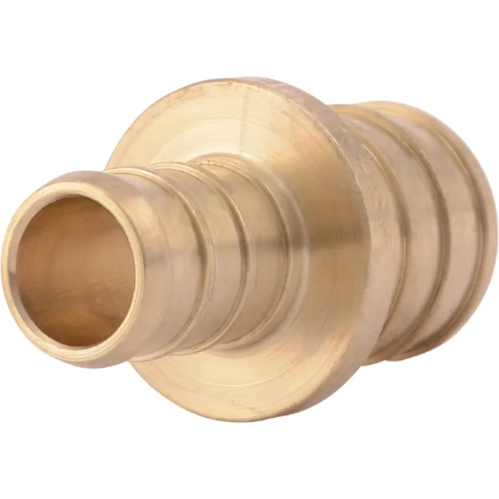 SHARKBITE SharkBite Lead-Free Insert 3/4 In. Barb x 1/2 In. Barb Brass PEX Coupling