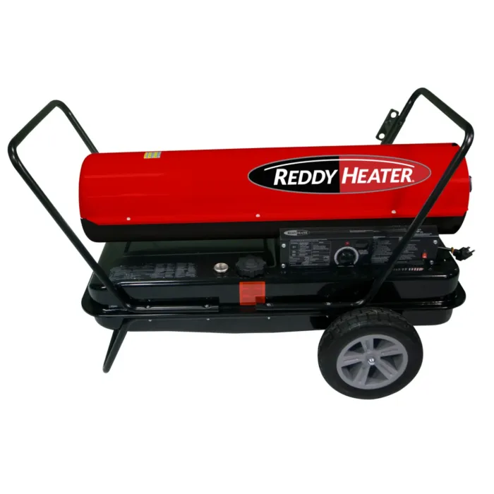 Reddy Heater Forced Air Kerosene Heater 180-220K BTU w/Tstat - 13 gal Tank