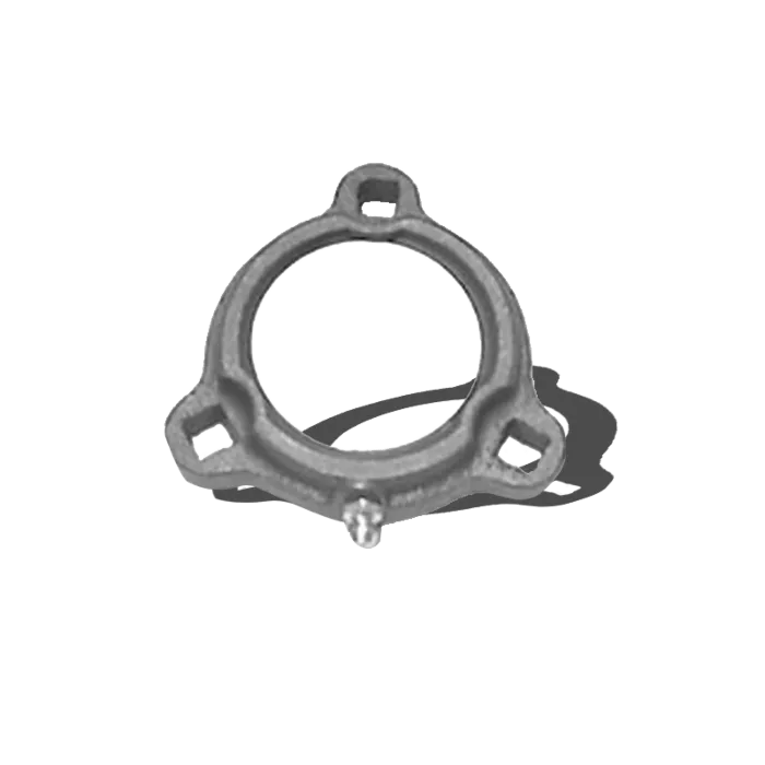 KML 47 mm 71.4 mm Cast Iron Flange Mount Ball Bearing Unit