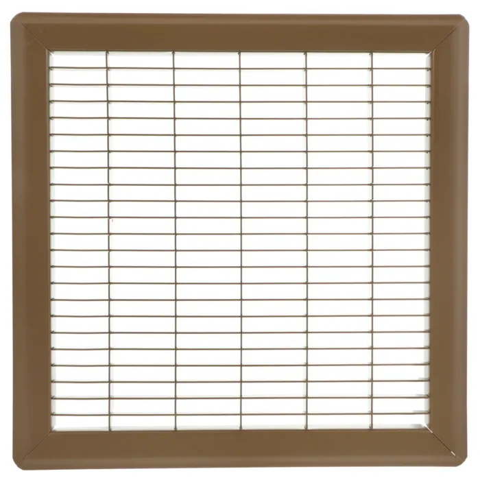 Imperial 12-in x 14-in Return Air Floor Grille, Steel, Brown