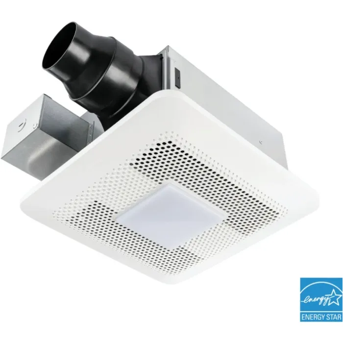 Panasonic 2-Speed Whisper Bath Fan w/ Light - 80/110 CFM