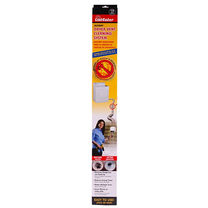 Gardus LintEater Dryer Vent Cleaning System (10 Piece)