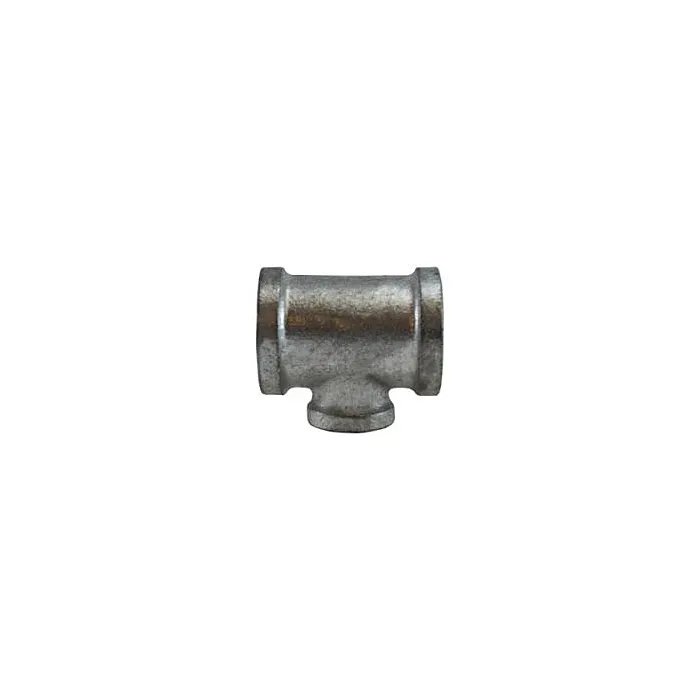 Tee 2 x 1 in Galvanized Pipe Reducing Tee