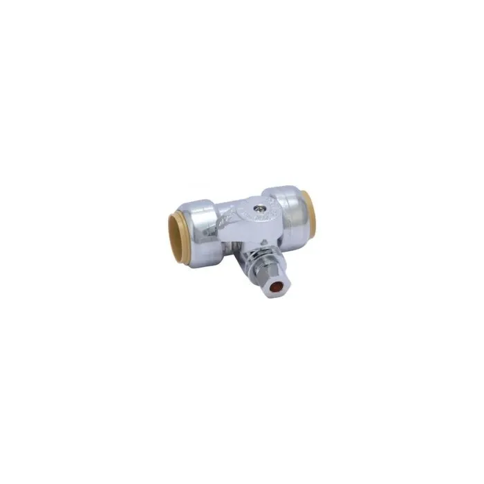 SharkBite™ 3/4 x 3/4 x 1/4 in PTC x Compression 125 psi Compression Tee Stop