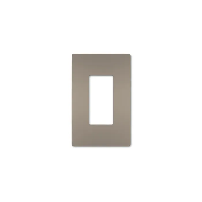 Pass & Seymour radiant® 1-Gang Screwless Wall Plate (Nickel)