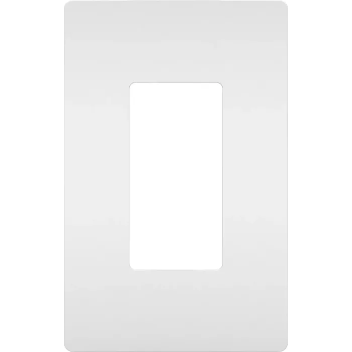 Pass & Seymour radiant® 1-Gang Screwless Wall Plate (White)