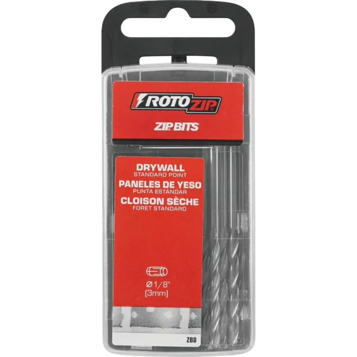 RotoZip Rotozip 1/8 In. Outlet Drywall Bit (8-Pack)