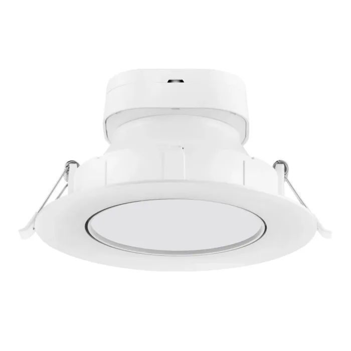 Satco 9 watt LED Direct Wire Downlight; Gimbaled; 6 inch; 2700K; 120 volt; Dimmable