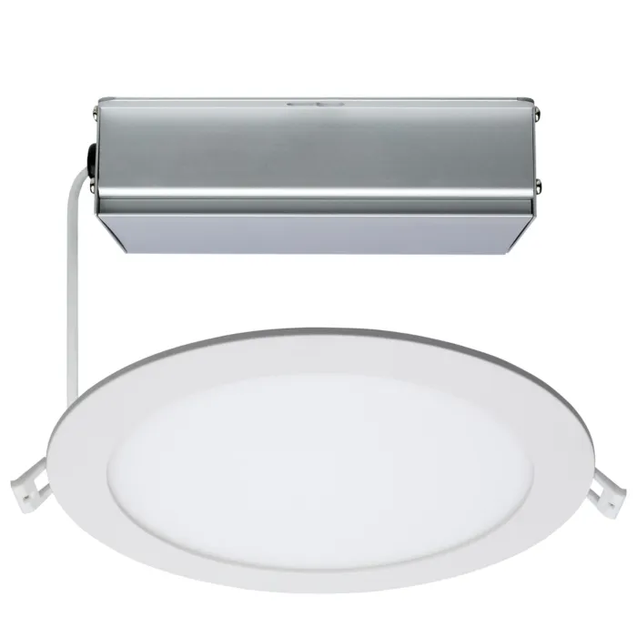 Satco 24 Watt - LED Direct Wire Downlight - Edge-lit - 8 inch - CCT Selectable - 120 volt - Dimmable - Round - Remote Driver
