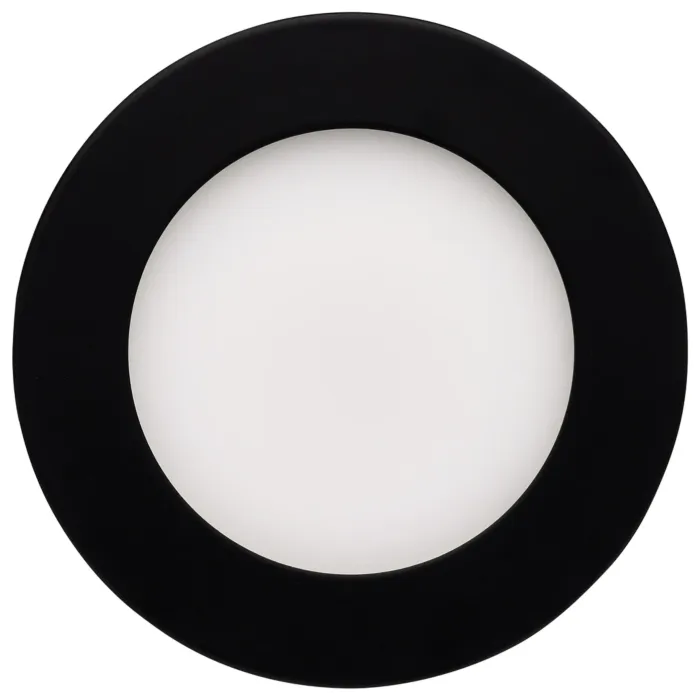 Satco 10 Watt LED Direct Wire Round Downlight (Black) 4 in.