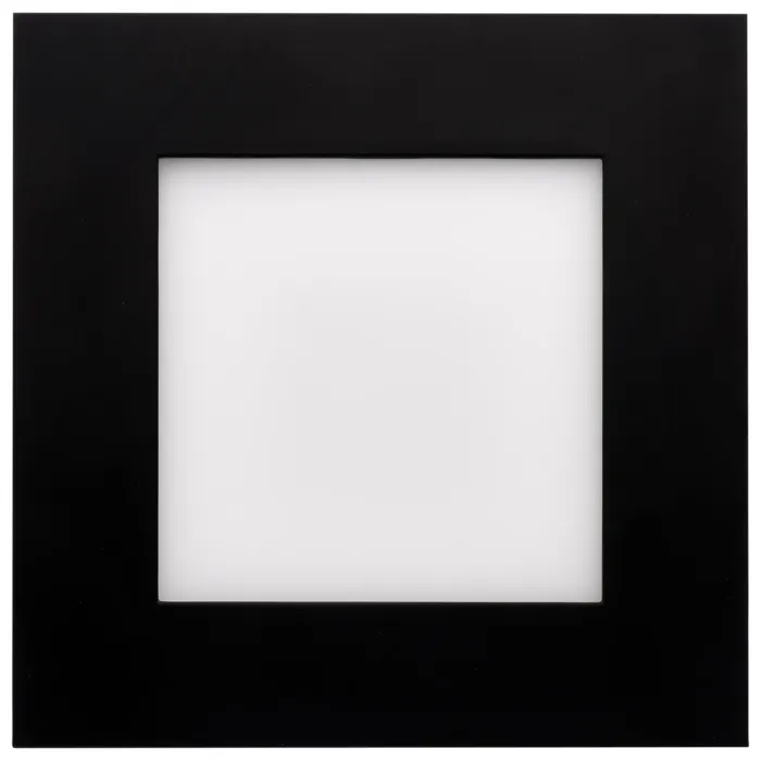 Satco 12 Watt LED Direct Wire Square Downlight (Black) 6 in.