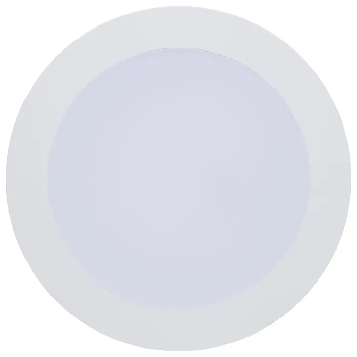 Satco 9/11/13 Watt LED Dimmable Round Downlight Retrofit (Matte White) 6 in.