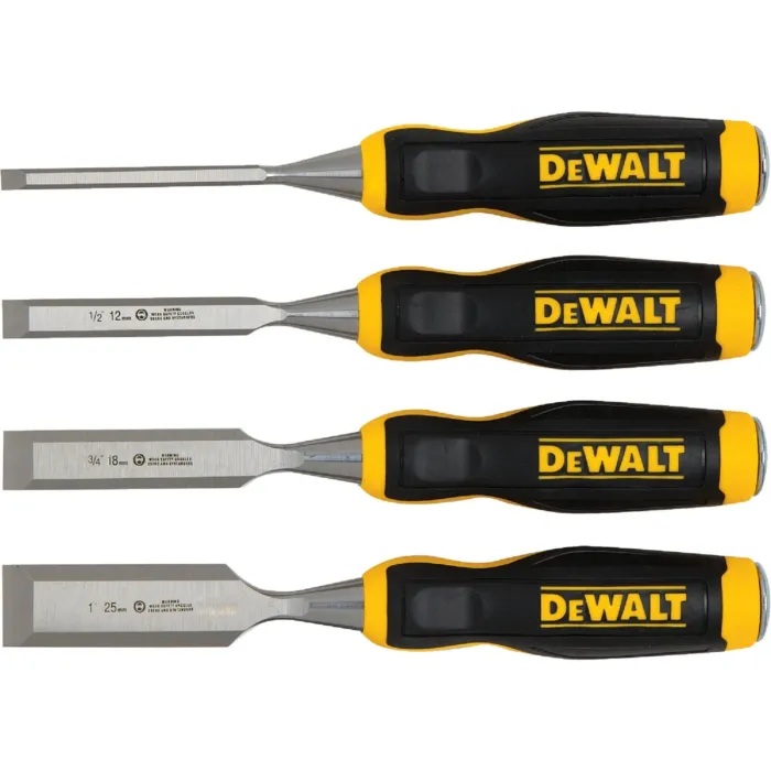 Stanley DEWALT Wood Chisel Set (4-Piece)
