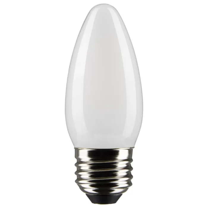 Satco LED 3W Medium Base Frosted Light Bulb 2pk